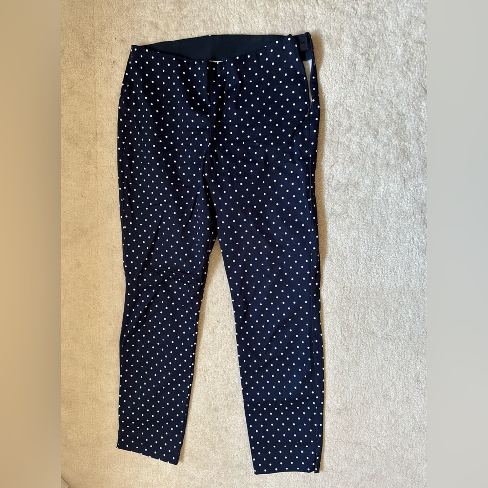 NWOT Old Navy polka dot mid rise pants